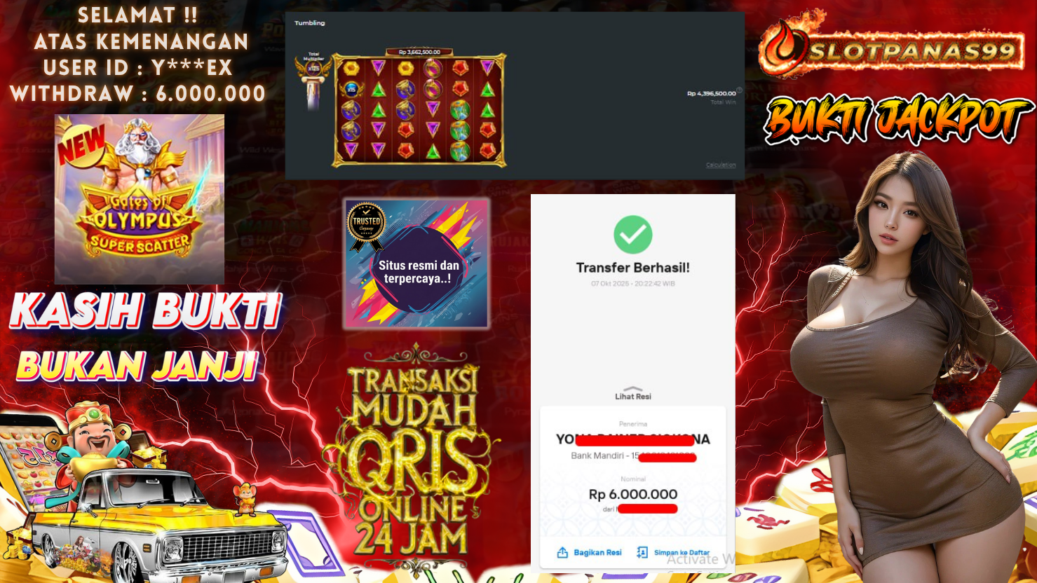 SLOTPANAS99 JACKPOT SLOT GATES OF OLYMPUS SUPER SCATTER